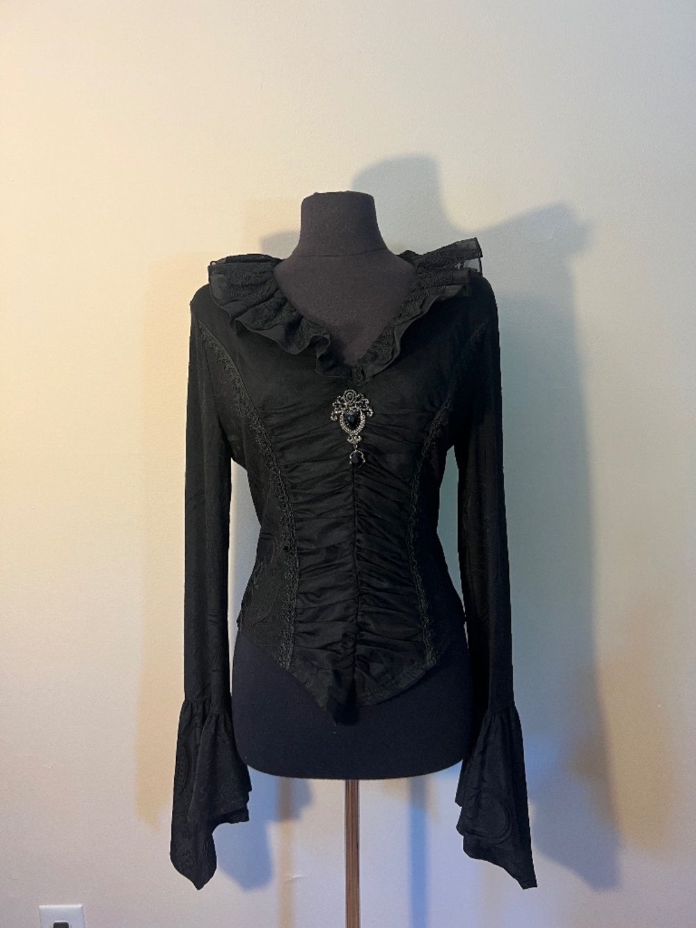 Dark in Love Gothic Victorian Blouse